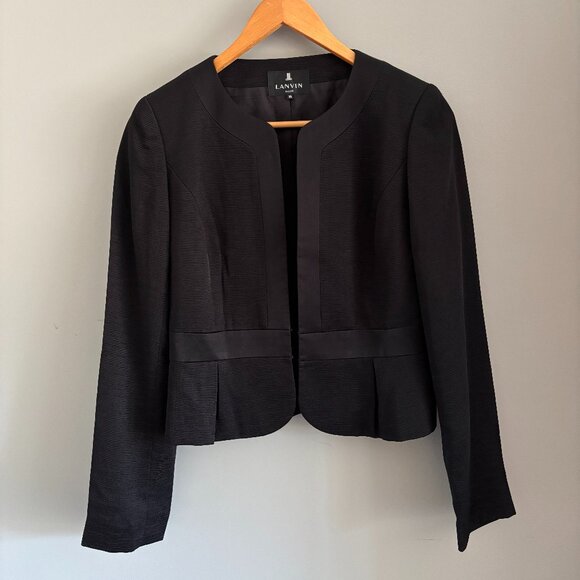 Lanvin Noir Blazer - Picture 1 of 9